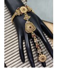 Handcrafted Brass Ring With Kundan Diamond Essential Hand Jewelry