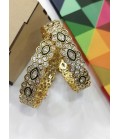 Golden Plated Designer Bangles 