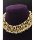 The Brass AD Stone Round Necklace For Every Occasion The Brass AD Stone Round Necklace For Every Occasion
