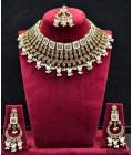 Radiant Elegance Golden-Plated Brass Ad Stone Jewelry