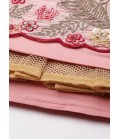 Pink Organza Sequins Wedding Lehenga Choli