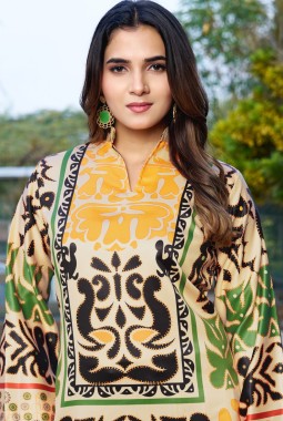 Multi Color Satin Printed Casual Co-Ord Set