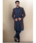 Rama Soft Silk Mens Wedding Indo Western