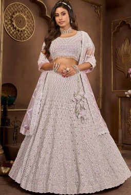 Purple Net Zarkan Wedding Lehenga Choli