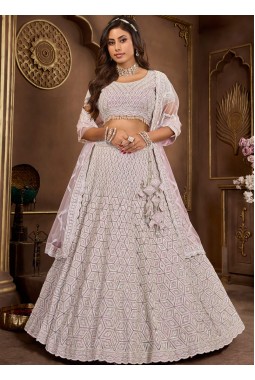 Purple Net Zarkan Wedding Lehenga Choli