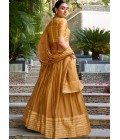 Mustard Chanderi Zari Weaving Festive Wear Lehenga Choli Mustard Chanderi Zari Weaving Festive Wear Lehenga Choli