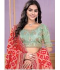 Pista Green Viscose Gota Sequins Wedding Lehenga Choli Pista Green Viscose Gota Sequins Wedding Lehenga Choli