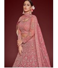 Fantasy Rose Soft Net Dori Embroidery Wedding Lehenga Choli