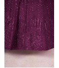 Purple Soft Net Sequins Wedding Lehenga Choli