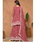 Blush Serenity Sequins Embroidered Casual Salwar Kameez