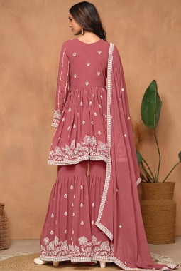 Blush Serenity Sequins Embroidered Casual Salwar Kameez