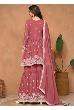 Blush Serenity Sequins Embroidered Casual Salwar Kameez