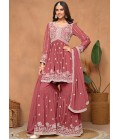 Blush Serenity Sequins Embroidered Casual Salwar Kameez