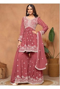 Blush Serenity Sequins Embroidered Casual Salwar Kameez