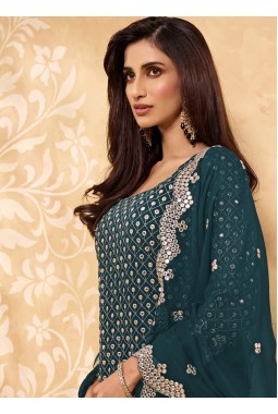 Rama Faux Georgette Foil Papers Work Salwar Kameez