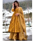 Pumpkin Pure Maslin Digital Printed Salwar Kameez