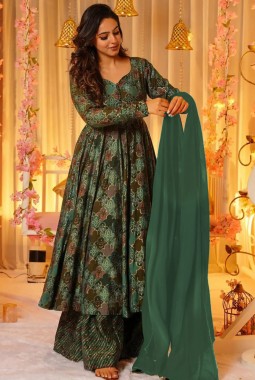 Rama Pure Muslin Heavy Digital Print Casual Wear Anarkali Salwar Kameez