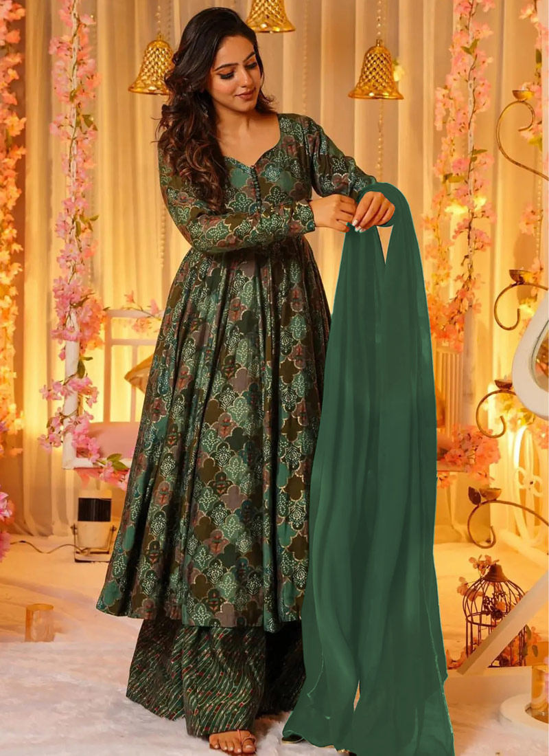 Rama Pure Muslin Heavy Digital Print Casual Wear Anarkali Salwar Kameez