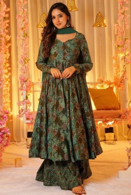 Rama Pure Muslin Heavy Digital Print Casual Wear Anarkali Salwar Kameez