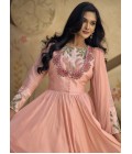 Pink Pure Silk Embroidered Wedding Salwar Kameez