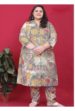 Multi Color Premium Vertical Printed Big Size Co-Ord Sets