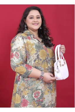 Multi Color Premium Vertical Printed Big Size Co-Ord Sets