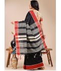 Black Cotton Daily Wear Saree Black Cotton Daily Wear Saree