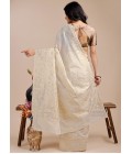 Off White Cotton Daily Wear Saree Off White Cotton Daily Wear Saree