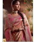 Gajri Pure Viscose Silk Hand Work Kanchipuram Saree