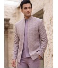 Royal Lavender Embroidered Jodhpuri Set