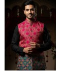 Rani Silk Printed Mens Koti