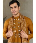 Mustard Viscose Zari Weaving Navratri Kurta With Dupatta Mustard Viscose Zari Weaving Navratri Kurta With Dupatta