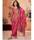 Rani Silk Digital Print Navratri Salwar Kameez