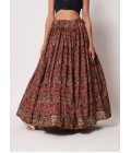 Navy Art Silk Mirror Work Wedding Lehenga Choli