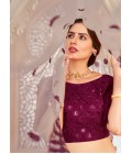 Pink Cotton Sequins Wedding Lehenga Choli