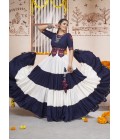 Vibrant Festivities Multi Color Rayon Navratri Chaniya Choli Vibrant Festivities Multi Color Rayon Navratri Chaniya Choli