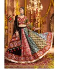 Black Viscose Rayon Thread work Navratri Chaniya Choli Black Viscose Rayon Thread work Navratri Chaniya Choli