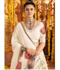 White Viscose Rayon Thread Mirror Work Navratri Chaniya Choli White Viscose Rayon Thread Mirror Work Navratri Chaniya Choli