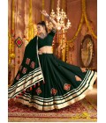 Green Viscose Rayon Thread Embroidered Navratri Chaniya Choli Green Viscose Rayon Thread Embroidered Navratri Chaniya Choli
