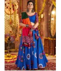Royal Blue Viscose Cotton Embroidered Navratri Chaniya Choli Royal Blue Viscose Cotton Embroidered Navratri Chaniya Choli