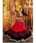 Multi Color Viscose Cotton Thread Work Navratri Chaniya Choli Multi Color Viscose Cotton Thread Work Navratri Chaniya Choli