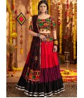 Multi Color Viscose Cotton Thread Work Navratri Chaniya Choli Multi Color Viscose Cotton Thread Work Navratri Chaniya Choli