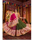 Multi Color Viscose Cotton Thread Embroidered Navratri Chaniya Choli Multi Color Viscose Cotton Thread Embroidered Navratri Chaniya Choli