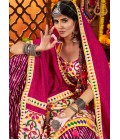Multi Color Viscose Cotton Thread Embroidered Navratri Chaniya Choli Multi Color Viscose Cotton Thread Embroidered Navratri Chaniya Choli