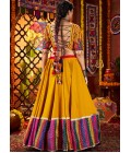 Multi Color Viscose Cotton Mirror Embroidered Navratri Chaniya Choli Multi Color Viscose Cotton Mirror Embroidered Navratri Chaniya Choli