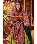 Fluorescent Silk Thread Embroidered Navratri Chaniya Choli Fluorescent Silk Thread Embroidered Navratri Chaniya Choli