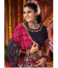 Multi Color Viscose Cotton Thread With Lampi Lace Navratri Chaniya Choli Multi Color Viscose Cotton Thread With Lampi Lace Navratri Chaniya Choli