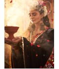 Black Viscose Cotton Thread With Mirror Work Navratri Chaniya Choli Black Viscose Cotton Thread With Mirror Work Navratri Chaniya Choli
