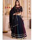 Multi Color Viscose Cotton Thread Work Navratri Chaniya Choli Multi Color Viscose Cotton Thread Work Navratri Chaniya Choli