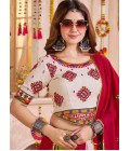 Multi Color Viscose Cotton Mirror Work Navratri Chaniya Choli Multi Color Viscose Cotton Mirror Work Navratri Chaniya Choli